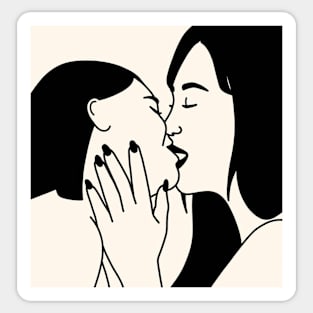 GIRL KISS GIRL Sticker